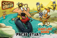 Camp Lazlo - Leaky Lake Games Title Screen